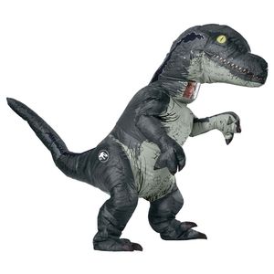 Children's Velociraptor Inflatable Costume With Sound